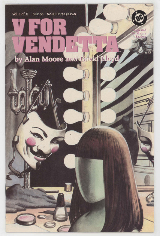 V For Vendetta 1 DC 1988 NM- 9.2 1st Print Alan Moore David Lloyd Movie