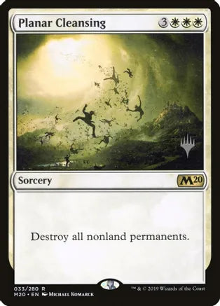 MTG: 33/280 Planar Cleansing (Core Set 2020) (Promo)