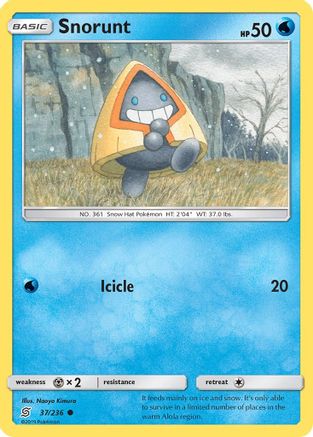 Snorunt 037/236 - SM  Unified Minds - Golden Apple Comics