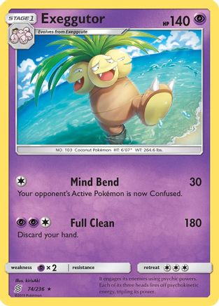 Exeggutor 074/236 - SM  Unified Minds