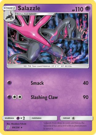Salazzle 099/236 - SM  Unified Minds Reverse Holofoil