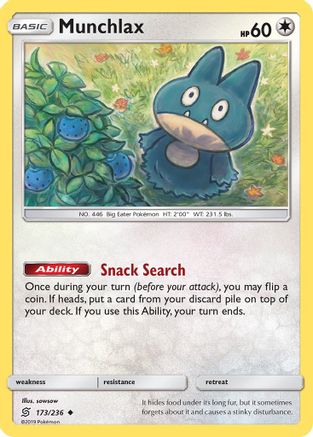 Munchlax 173/236 - SM  Unified Minds