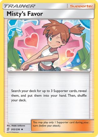 Misty's Favor 202/236 - SM  Unified Minds - Golden Apple Comics