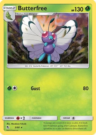 Butterfree 003/68 - Hidden Fates