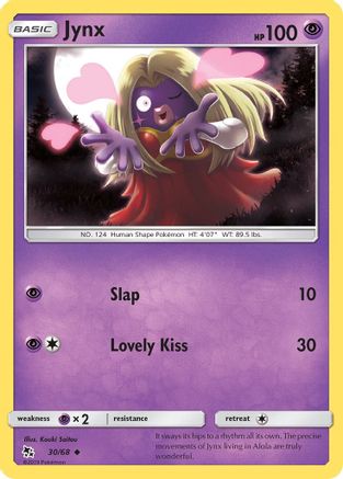 Jynx 030/68 - Hidden Fates Reverse Holofoil