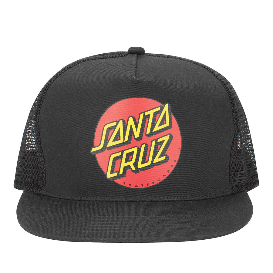 Santa Cruz Classic Dot Mesh Trucker High Profile Mens Hat