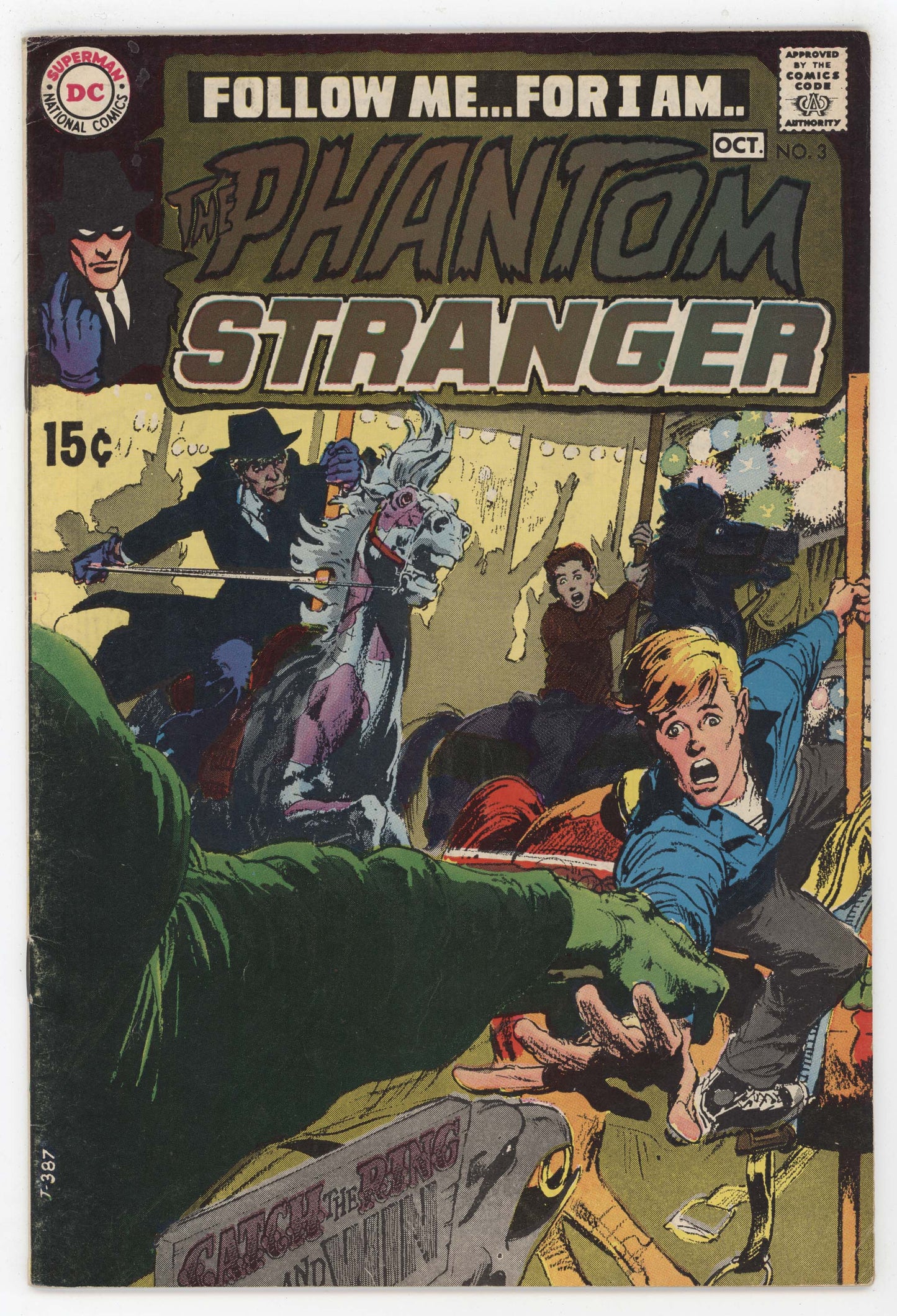 Phantom Stranger 3 DC 1969 FN Neal Adams Mike Friedrich