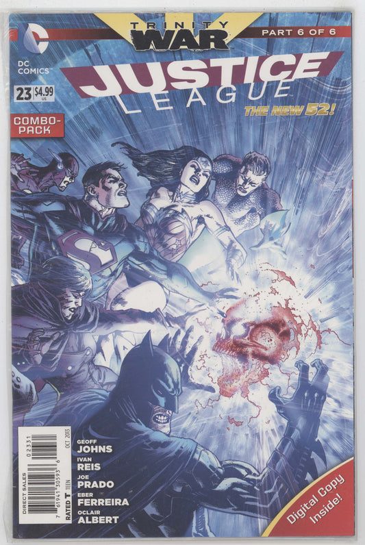 Justice League 23 DC 2013 VF Doug Mahnke Combo Pack Variant Geoff Johns