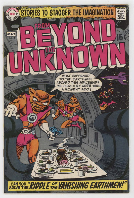 From Beyond The Unknown 4 DC 1970 VF Murphy Anderson Spaceship Alien