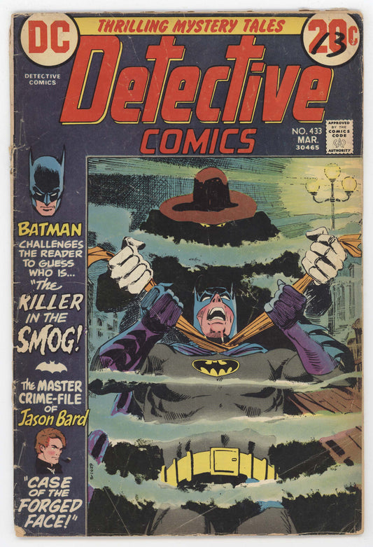 Batman Detective Comics 433 DC 1973 GD VG Dick Giordano Strangulation Choking