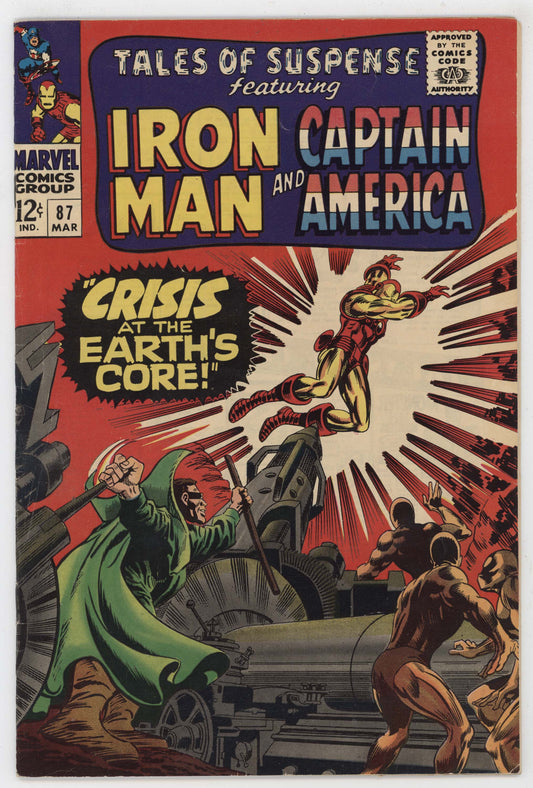 Tales Of Suspense 87 Marvel 1967 FN Iron Man Captain America Mole Man