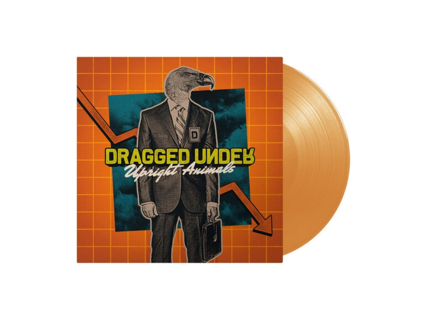 Dragged Under - Upright Animals (Limited Edition Transparent Orange Colored Vinyl)
