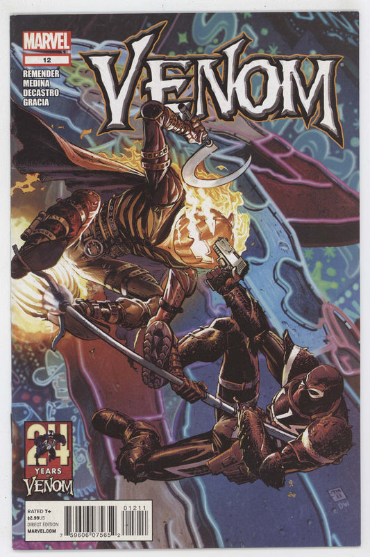 Venom 12 A Marvel 2012 VF Tony Moore Rick Remender Jack O Lantern