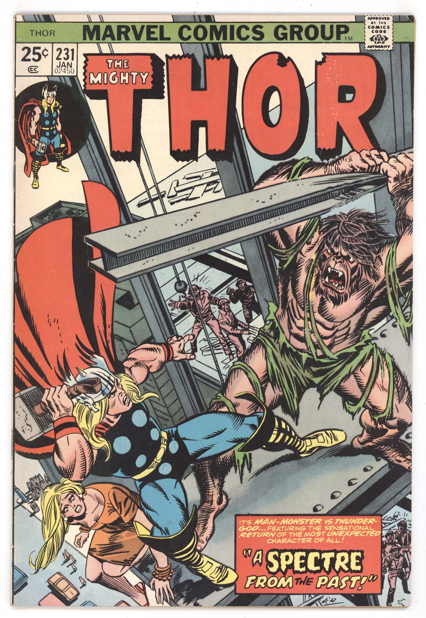 Mighty Thor 231 Marvel 1975 VF Hercules Gil Kane Gerry Conway