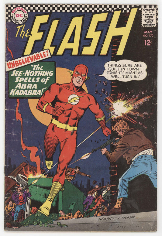 Flash 170 DC 1967 VG FN Carmine Infantino Doctor Mid-Nite Fate