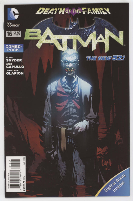 Batman 16 DC 2013 NM- 9.2 Greg Capullo Combo Pack Variant Death Of The Family