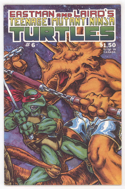 Teenage Mutant Ninja Turtles 6 Mirage 1986 FN 1st Print Kevin Eastman TMNT