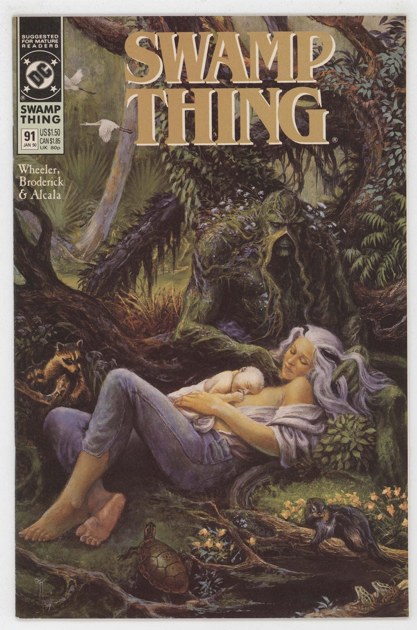 Swamp Thing 91 DC 1990 NM Doug Wheeler John Totleben GGA