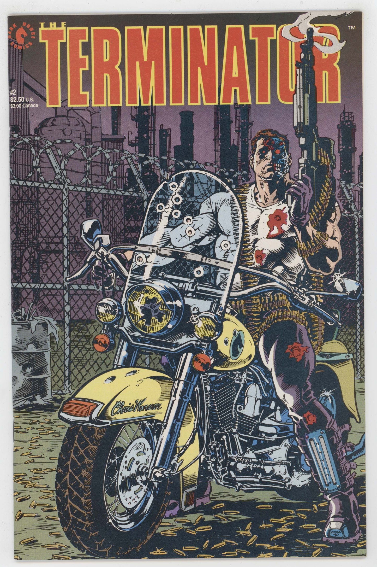 Terminator 2 Dark Horse 1990 NM+ 9.6 John Arcudi Chris Warner Movie