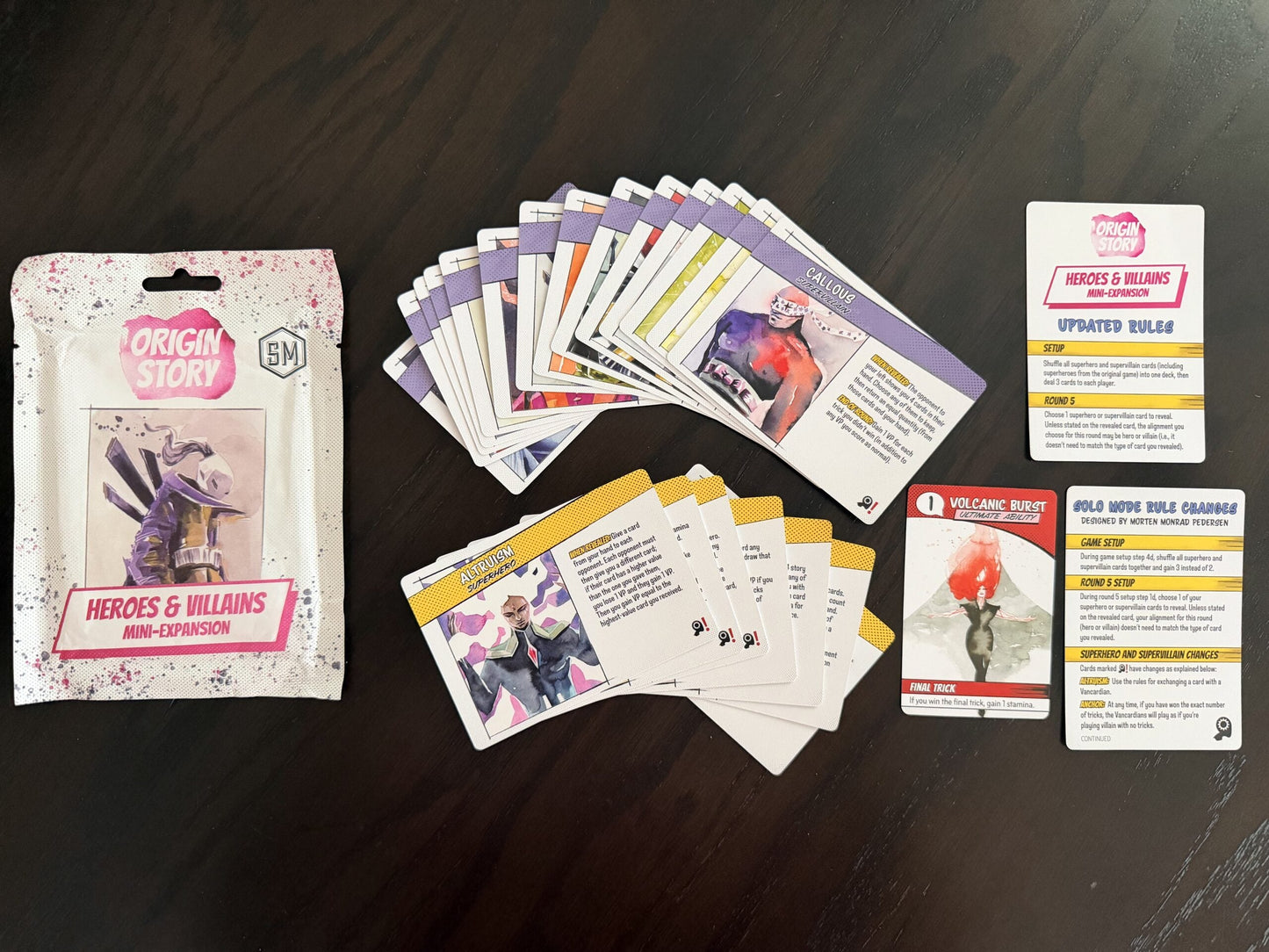 Origin Story: Heroes & Villains Mini Expansion