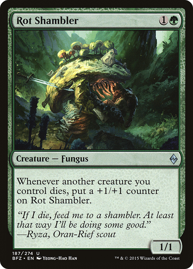 Rot Shambler (BFZ-187) - Battle for Zendikar Foil