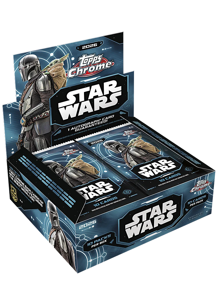 2026 Topps Chrome Star Wars Trading Cards Hobby Box (09/30/2026)