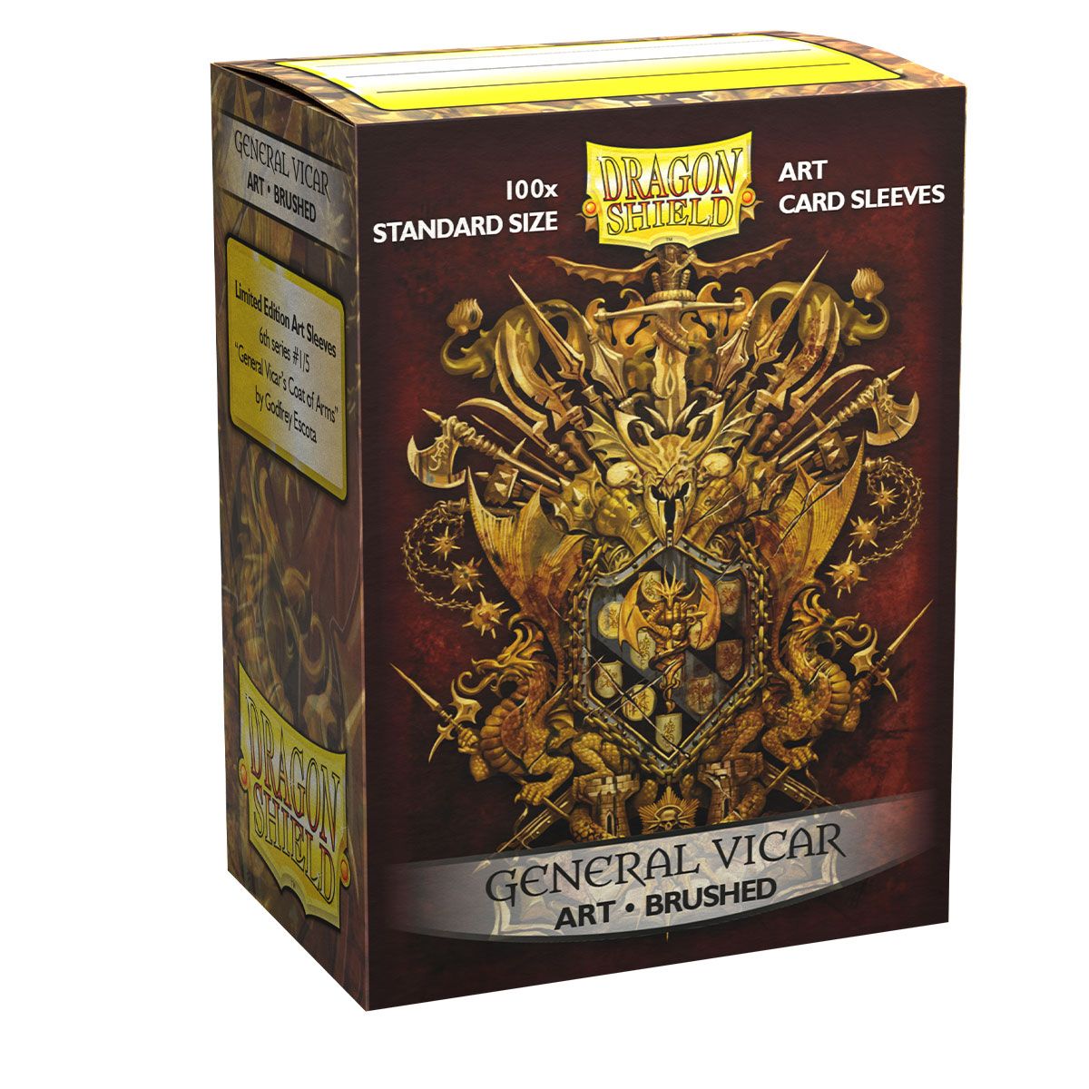 Dragon Shield: Standard 100ct Brushed Art Sleeves - General Vicar