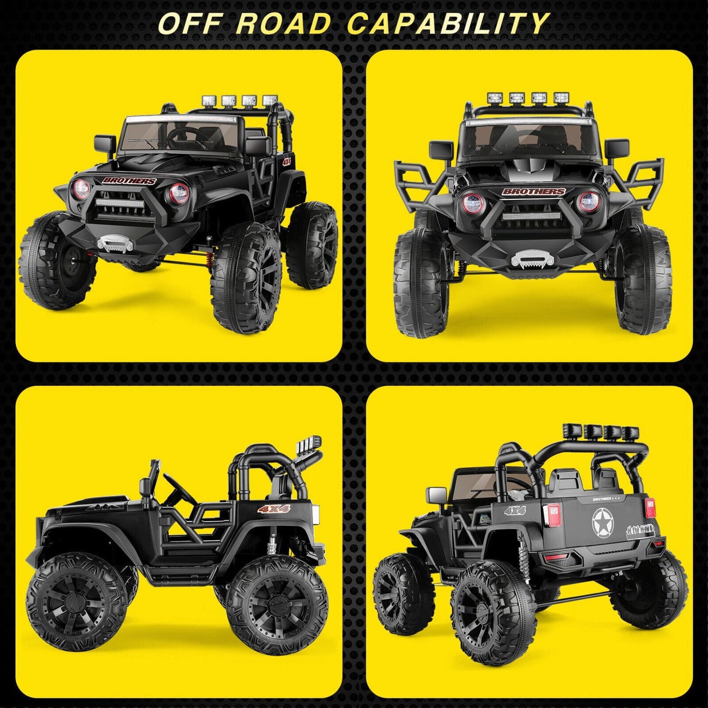 2-Seater 24V Electric Ride-On Truck for Kids with Bluetooth and Remote Control - 400W