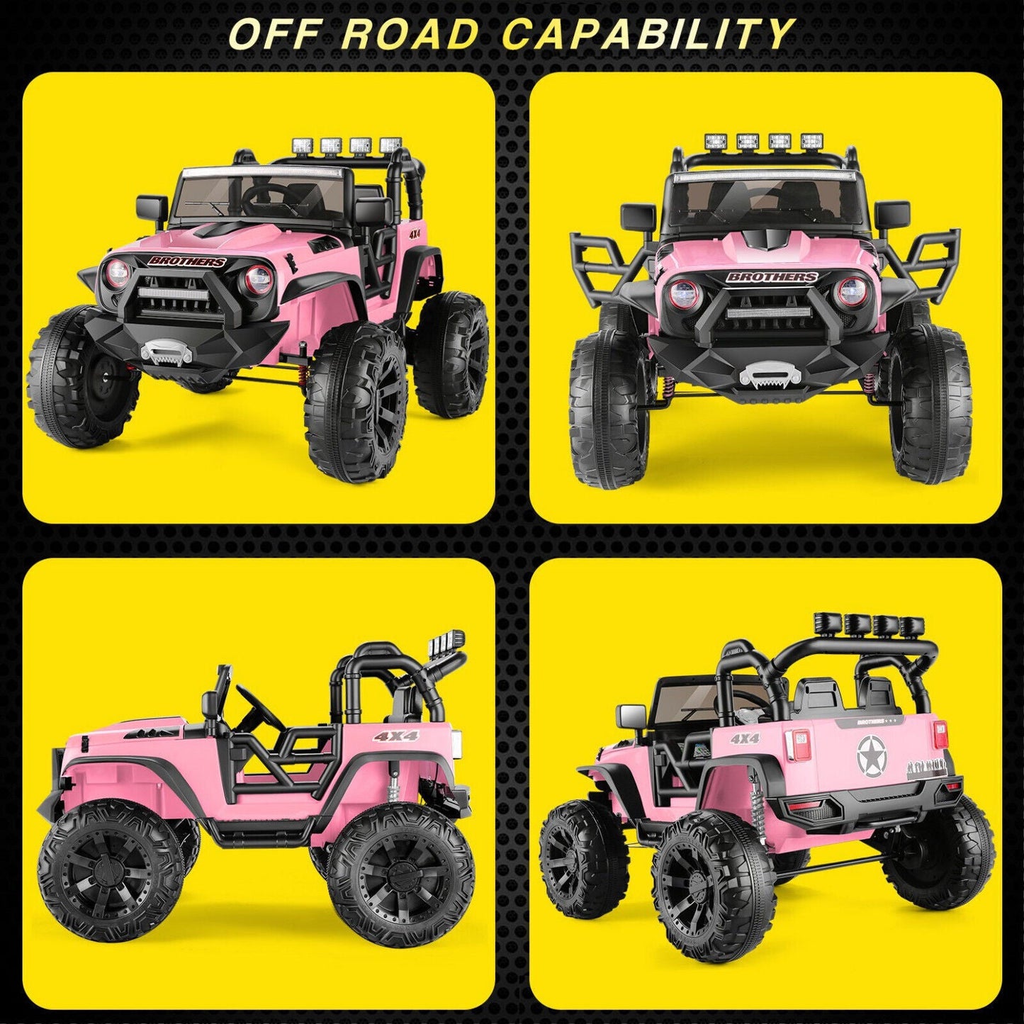 2-Seater 24V Electric Ride-On Truck for Kids with Bluetooth and Remote Control - 400W