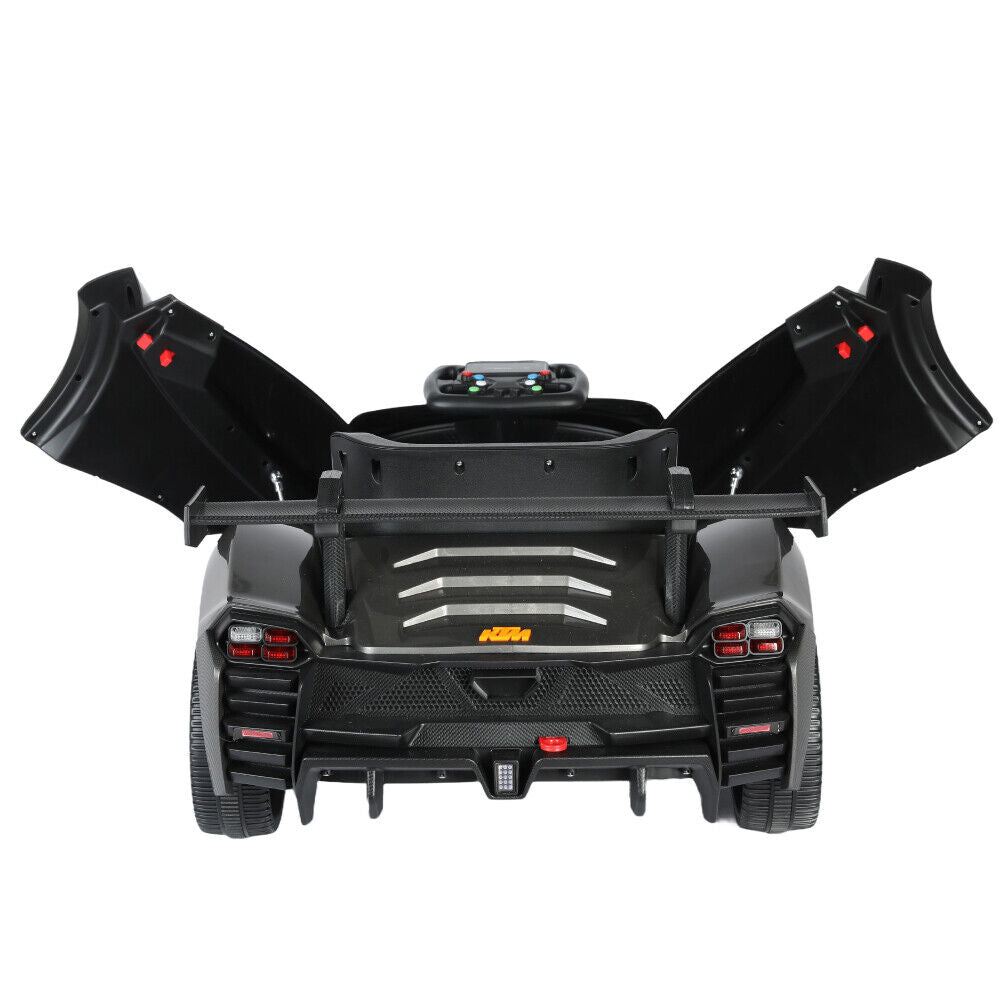 2.4G RC Electric Ride-On Car with MP3 Player and LED Lights - 3 Speeds for Kids
