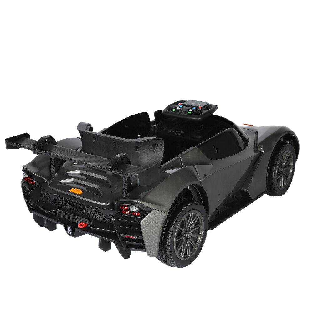 2.4G RC Electric Ride-On Car with MP3 Player and LED Lights - 3 Speeds for Kids