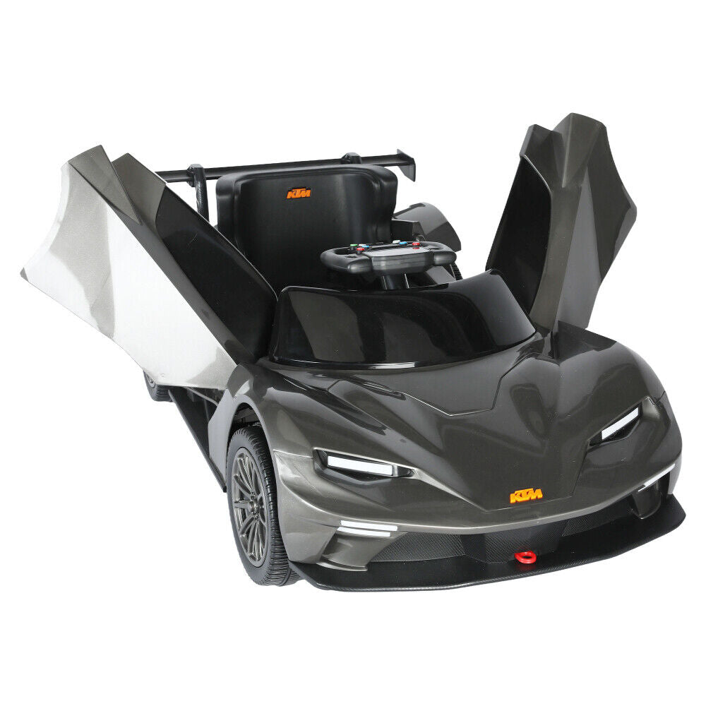 2.4G RC Electric Ride-On Car with MP3 Player and LED Lights - 3 Speeds for Kids