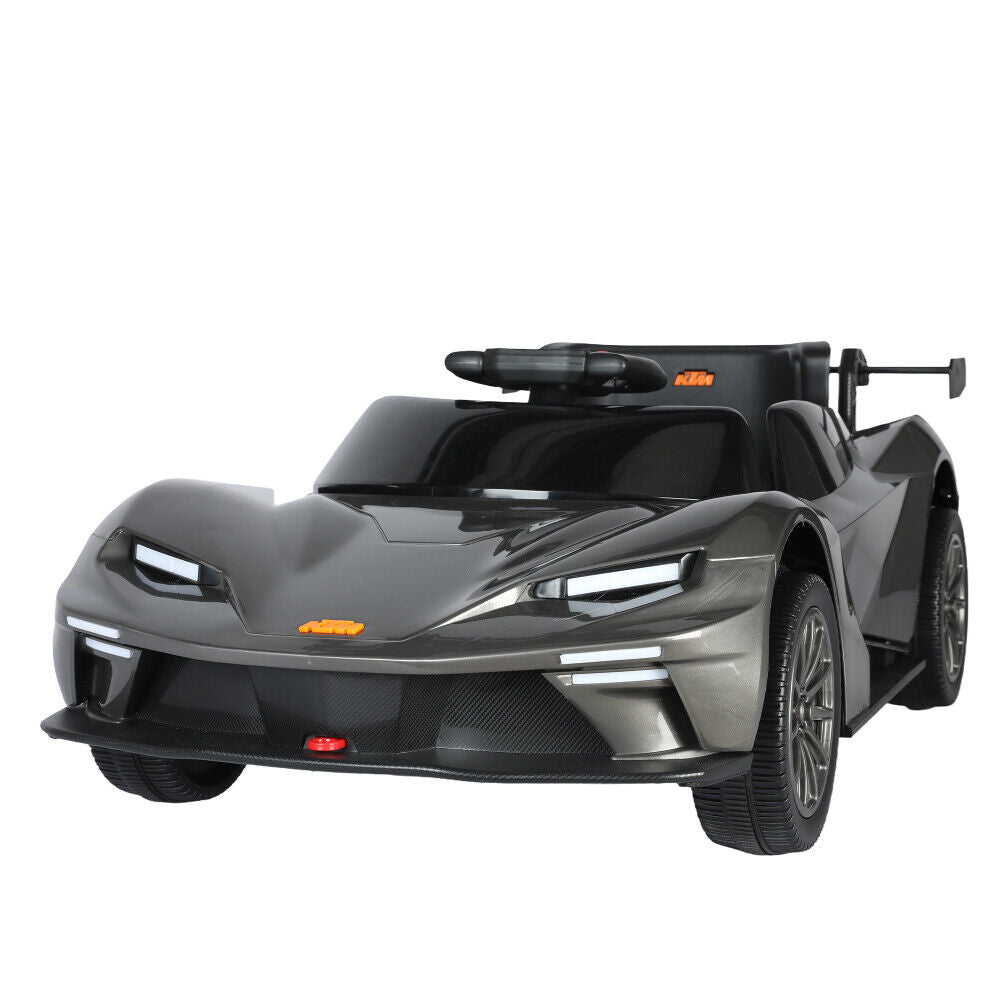 2.4G RC Electric Ride-On Car with MP3 Player and LED Lights - 3 Speeds for Kids