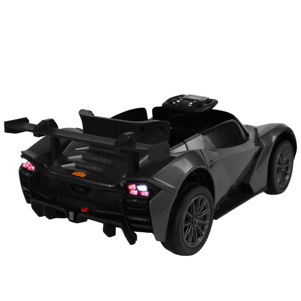 2.4G RC Electric Ride-On Car with MP3 Player and LED Lights - 3 Speeds for Kids