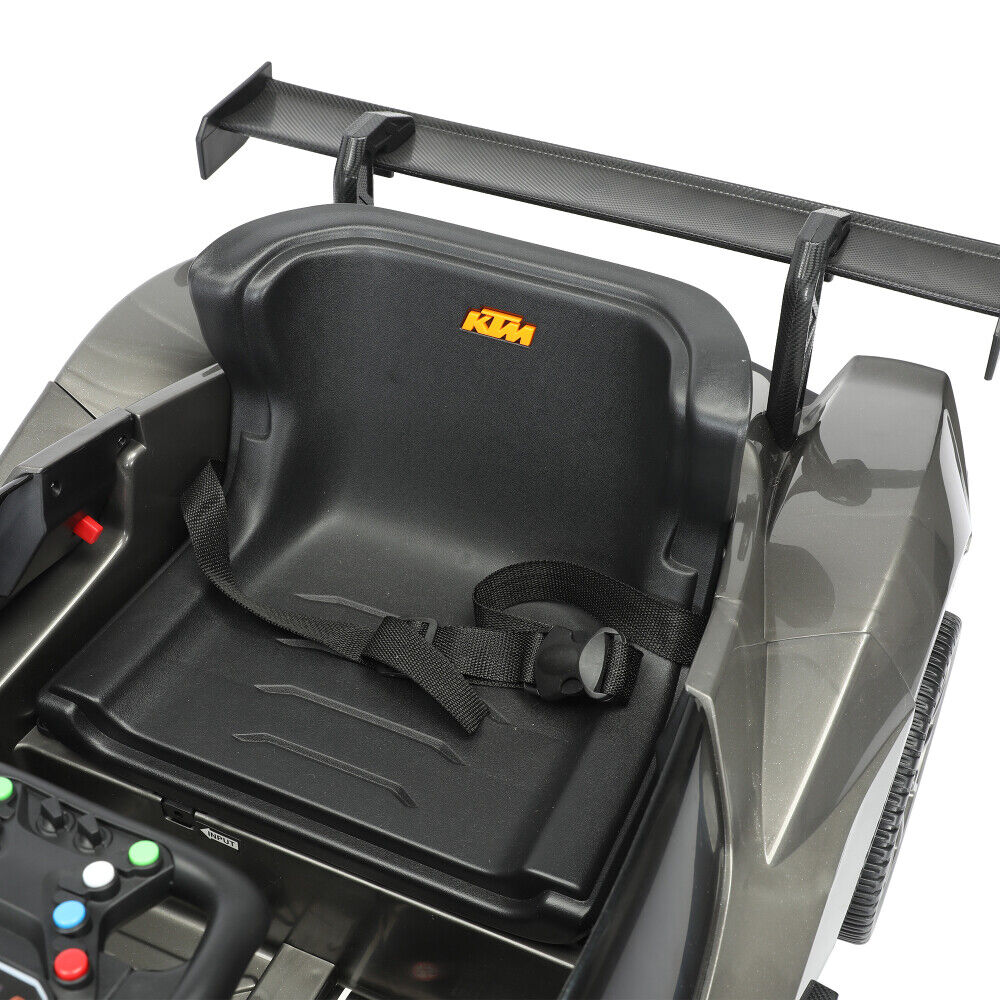 2.4G RC Electric Ride-On Car with MP3 Player and LED Lights - 3 Speeds for Kids