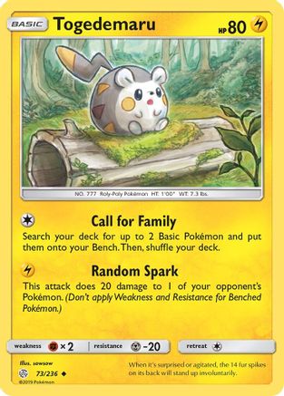 Togedemaru 073/236 - SM  Cosmic Eclipse
