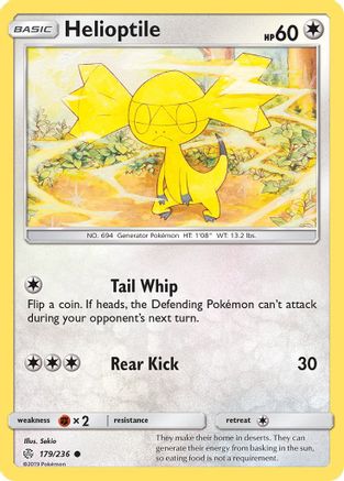 Helioptile 179/236 - SM  Cosmic Eclipse - Golden Apple Comics