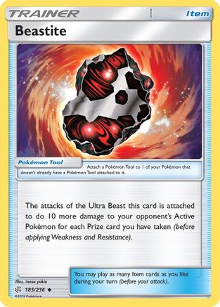 Beastite 185/236 - SM  Cosmic Eclipse Reverse Holofoil