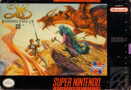 Ys III: Wanderers from Ys (Super Nintendo)