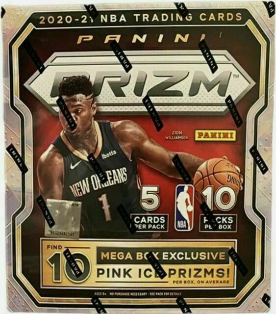 2020-21 Panini Prizm Basketball Pink Ice Mega Box (50 Cards)
