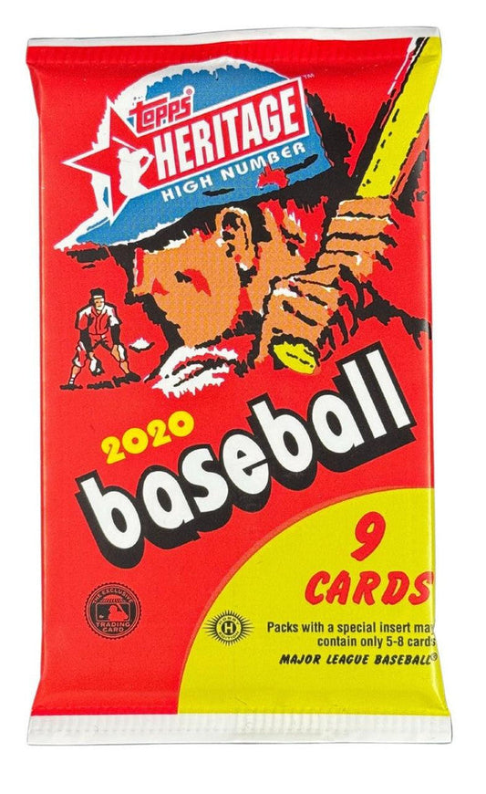 2020 Topps Heritage High Number Baseball Hobby Pack - Golden Apple Comics