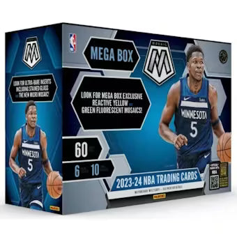 2023/24 Panini Mosaic Basketball Mega Box (Yellow & Green Mosaics!) - Golden Apple Comics