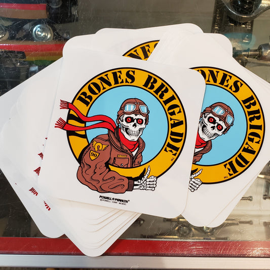 Powell Peralta Bones Brigade Ripper Pilot 4 5/8" Skateboard Sticker