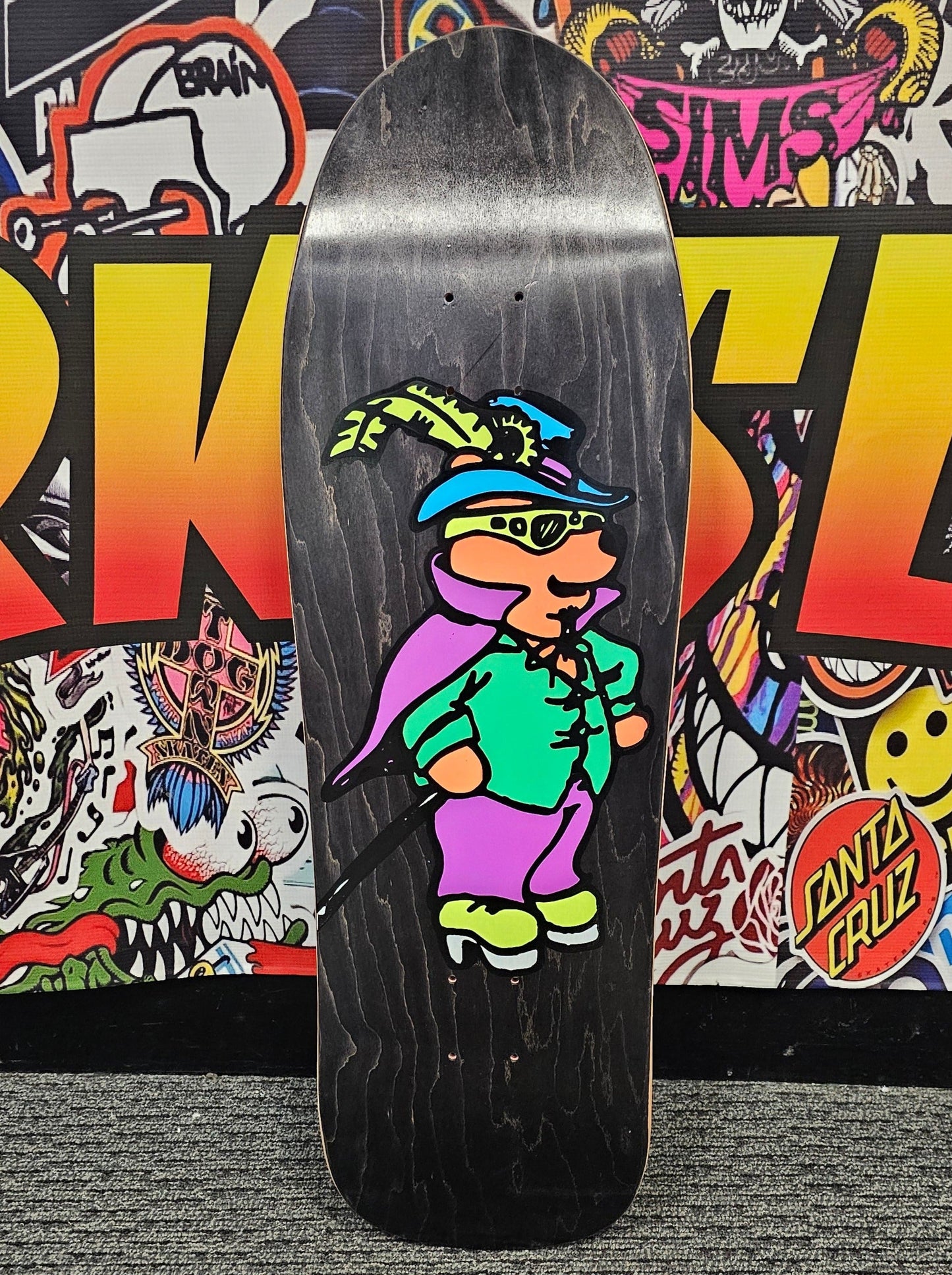 Prime Marc McKee Sticker-O-Rama "WINNIE THE PIMP BEAR" Skateboard Deck