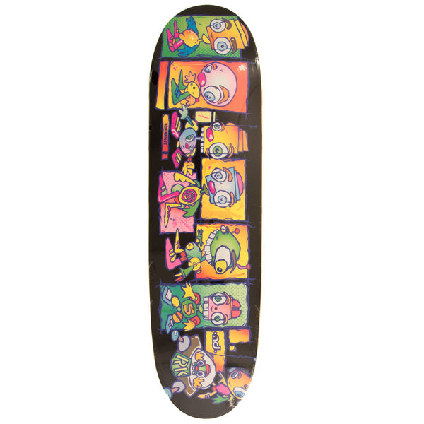 New Deal Knigge "Skypod" Neon Black 8.38" Skateboard Deck