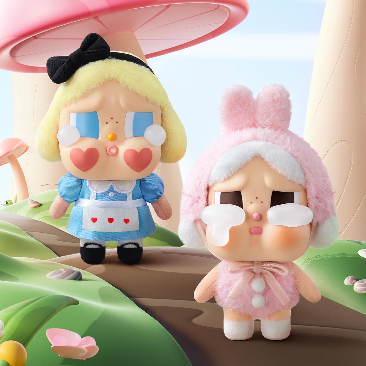 CRYBABY Crying Again Series-Vinyl Face Plush Blind Box (1 Blind Box)