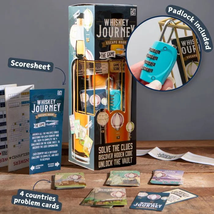 Whiskey Journey Escape Room - Golden Apple Comics