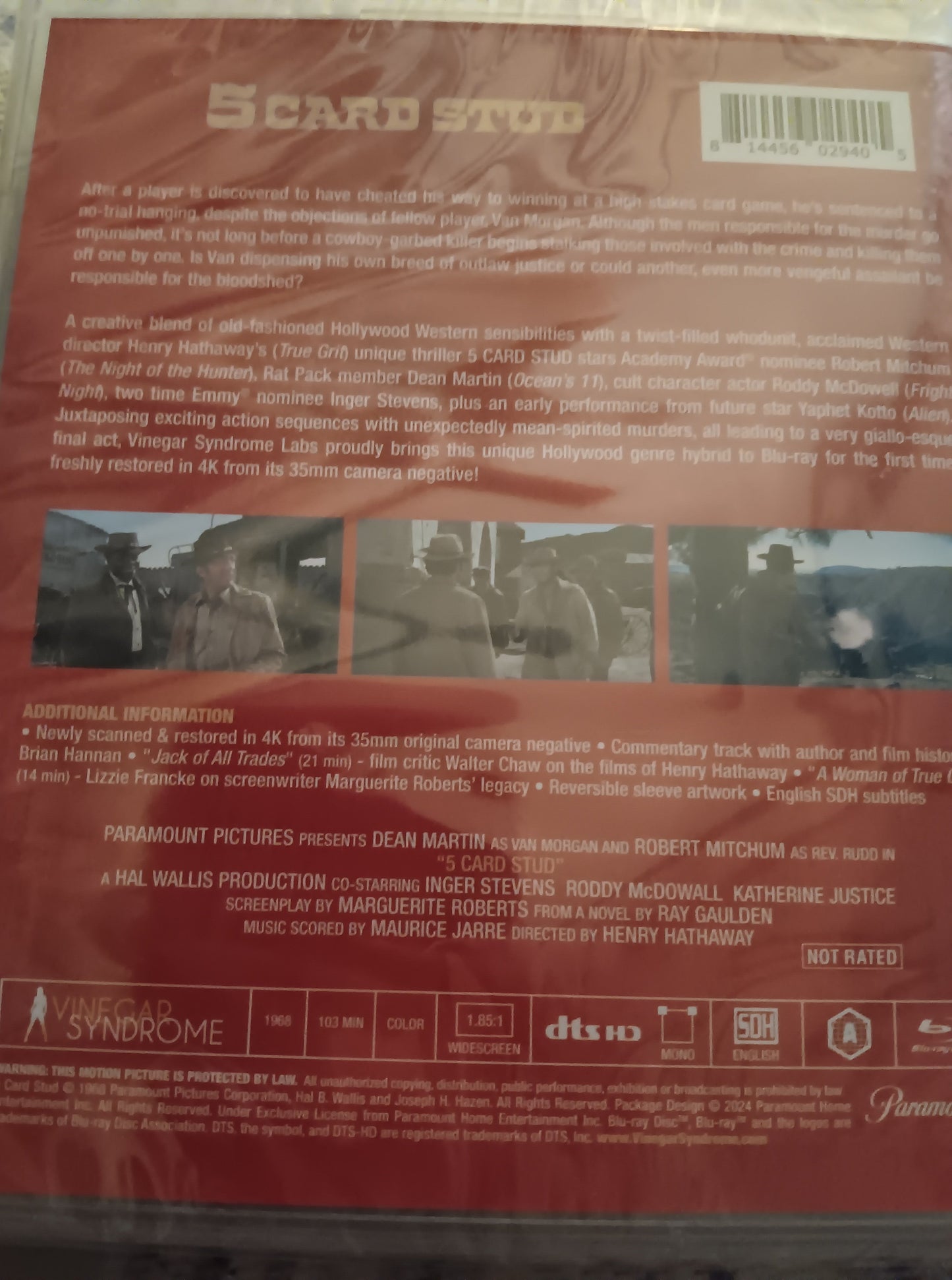 5 Card Stud [4K HD BLU-RAY]