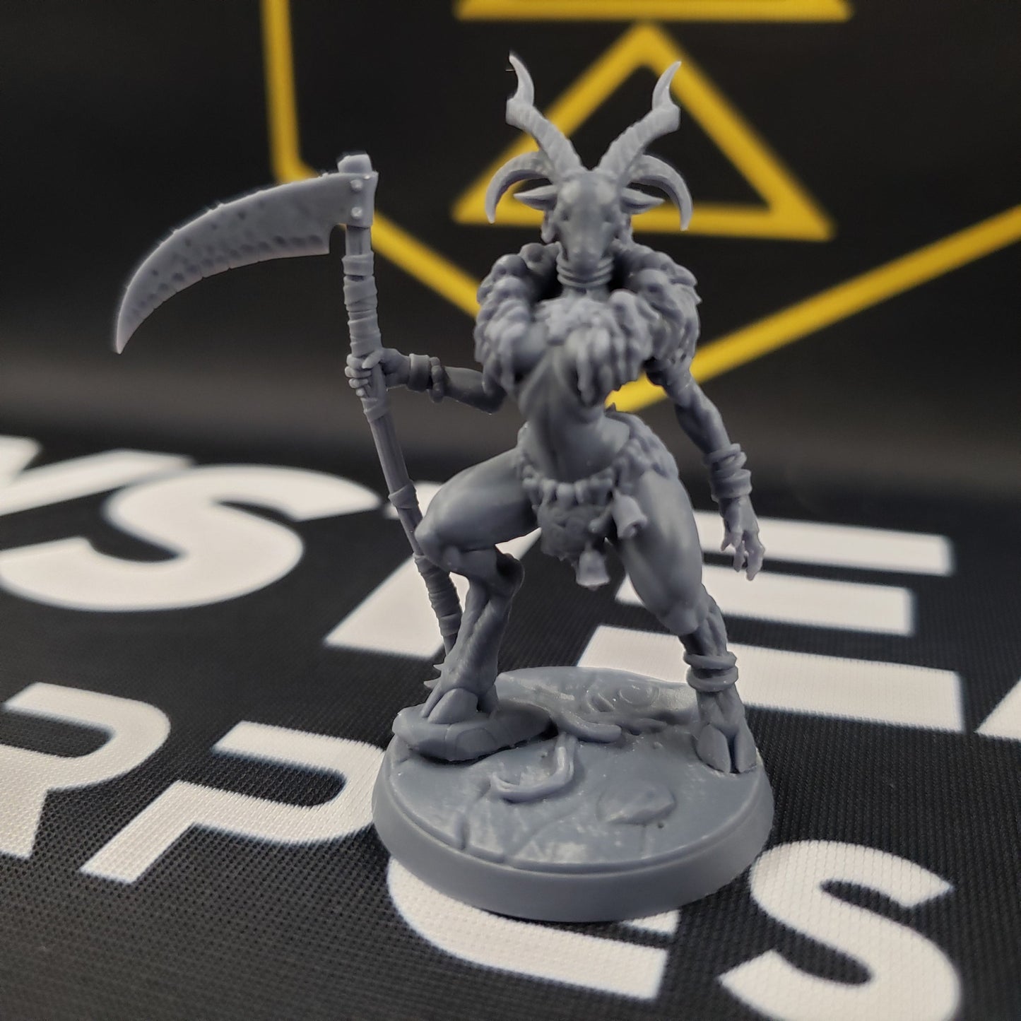 Kzara, Gobor Priestess (Female Capra Cleric) - Golden Apple Comics