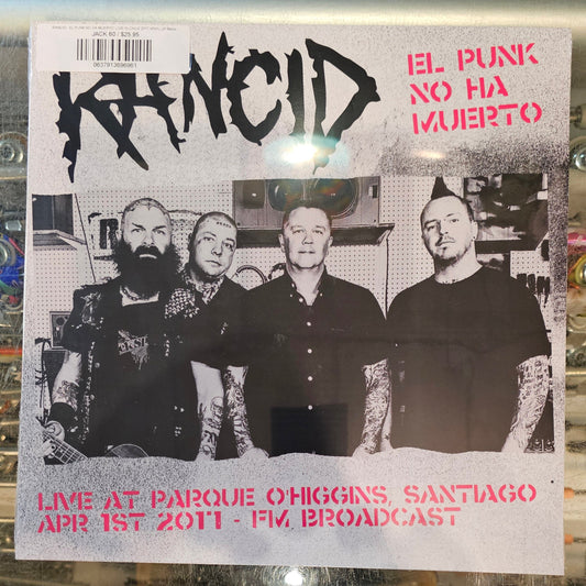 RANCID - EL PUNK NO HA MUERTO! LIVE IN CHILE 2017 (COLOR VINYL) LP Record *Unofficial Release*
